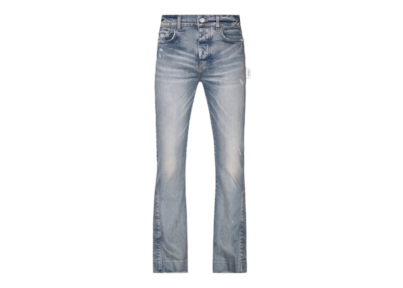 AMIRI Stacked Flare Jeans Clay Indigo Men's - FW22 - US