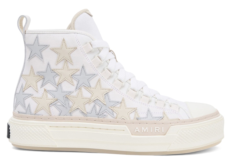 AMIRI Stars Court High White Hombre - PS23MFS011-100 - US