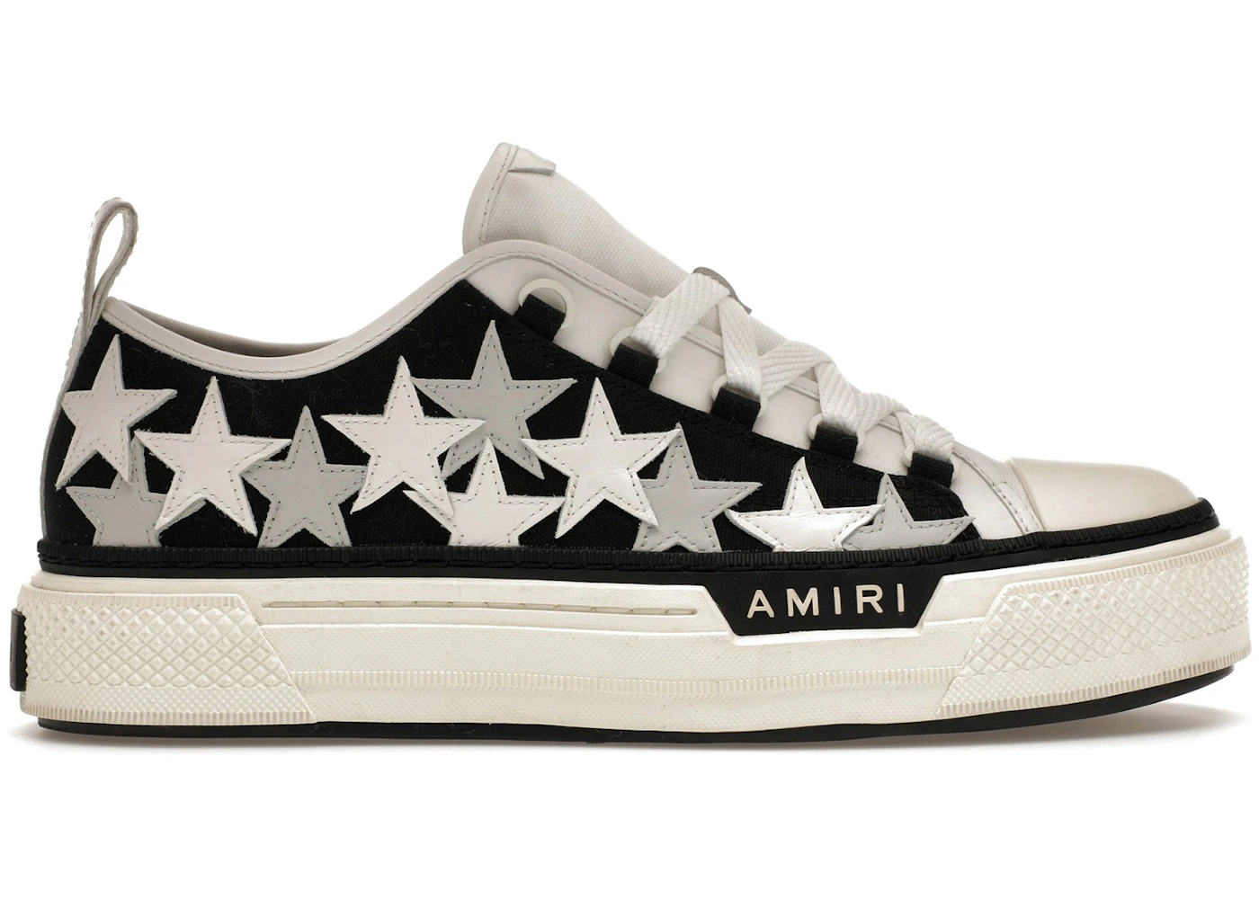 AMIRI Stars Court Low Black White Men's PS23MFS014-001 US