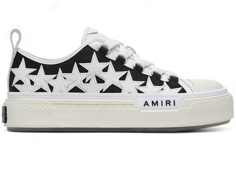 【AMIRI】ブラック Stars Court スリッポンスニーカー AMIRI】ブラック Stars Court スリッポンスニーカー (AMIRI