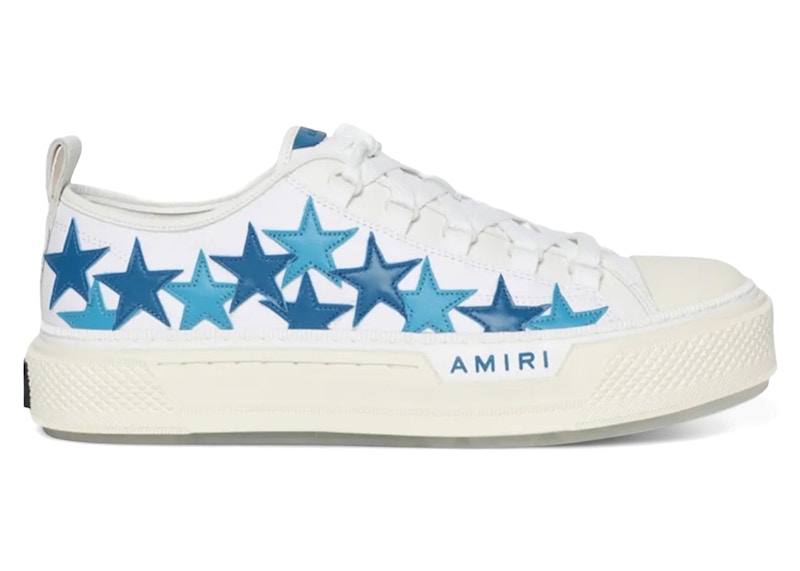 AMIRI Stars Court Low Blue White Men's - PS24MFS013-420 - US