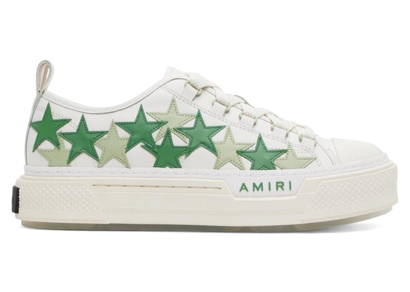 WOMEN- WOMEN'S STARS COURT LOW - WHITE/BLACK – AMIRI