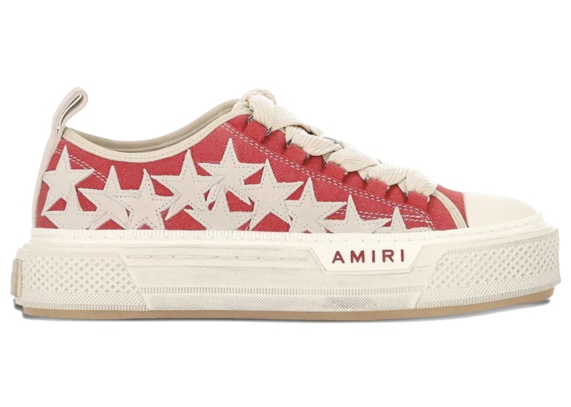 AMIRI Stars Court Low Red