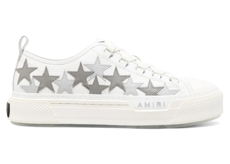WOMEN- WOMEN'S STARS COURT LOW - WHITE/BLACK – AMIRI