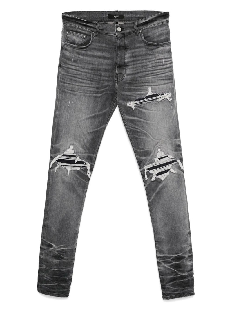 AMIRI Suede Mx1 Jeans Storm Grey Men's - FW25 - US
