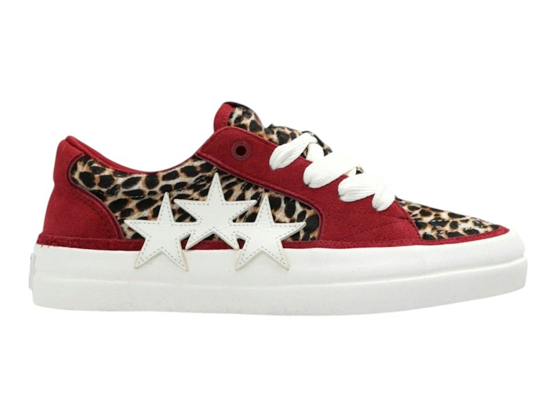 AMIRI Sunset Skate Burgundy Leopard