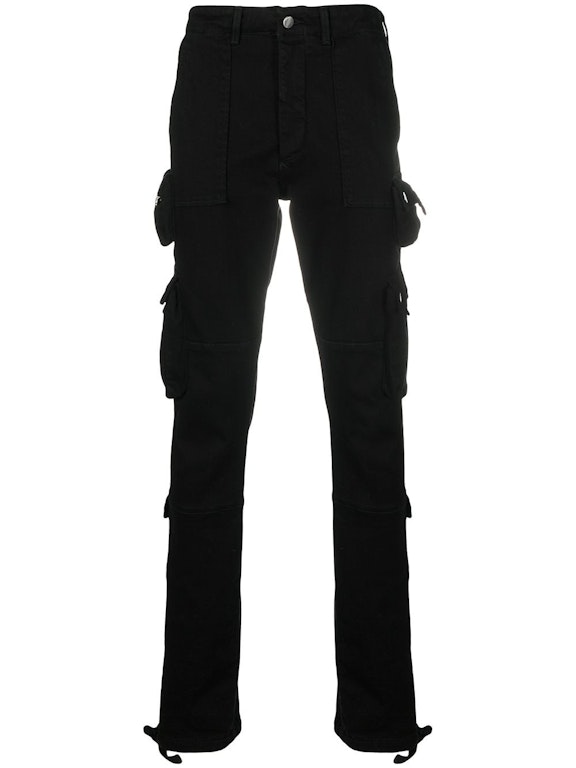 Pre-owned Amiri Tactical Cargo Slim-fit Pants Black