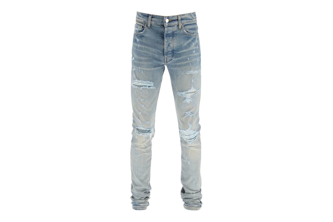 Pre-owned Amiri Thrasher Plus Jeans Clay Indigo