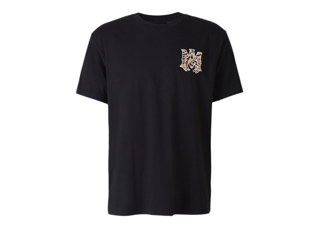 Pre-owned Amiri Tiger Luna New Year Ma T-shirt Black/tiger Print