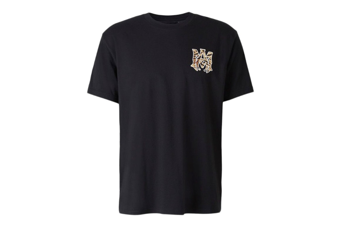 Pre-owned Amiri Tiger Luna New Year Ma T-shirt Black/tiger Print