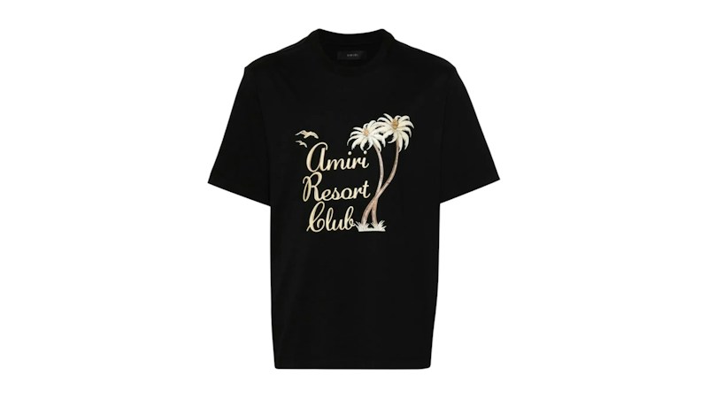 AMIRI Twisted Palms Tee Black