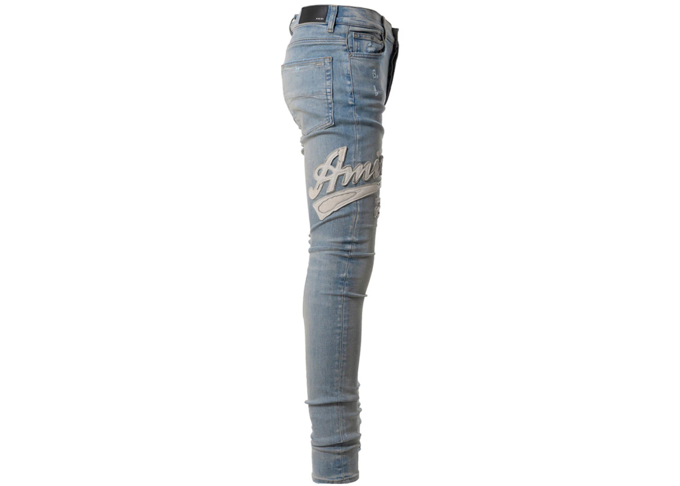 AMIRI Varsity Applique Logo Jeans Clay Indigo Men's - SS23 - US