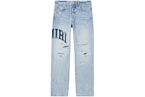 Amiri Varsity Jeans Amiri Hombre Precio AMIRI Varsity Ripped