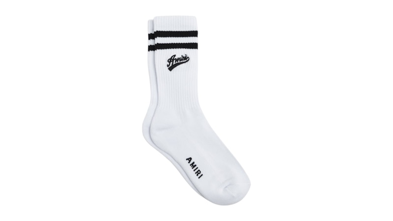 AMIRI Varsity Script Sock Black