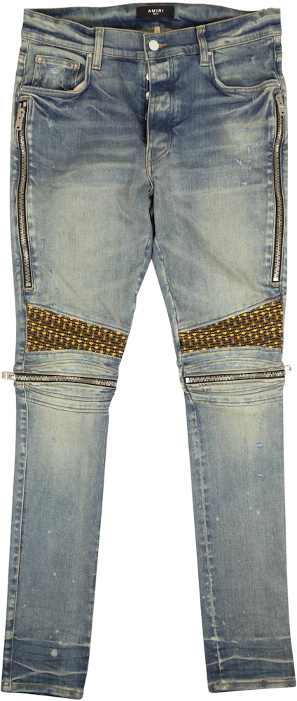 AMIRI Velvet PJ MC2 Skinny Jeans Indigo Men's - SS23 - US