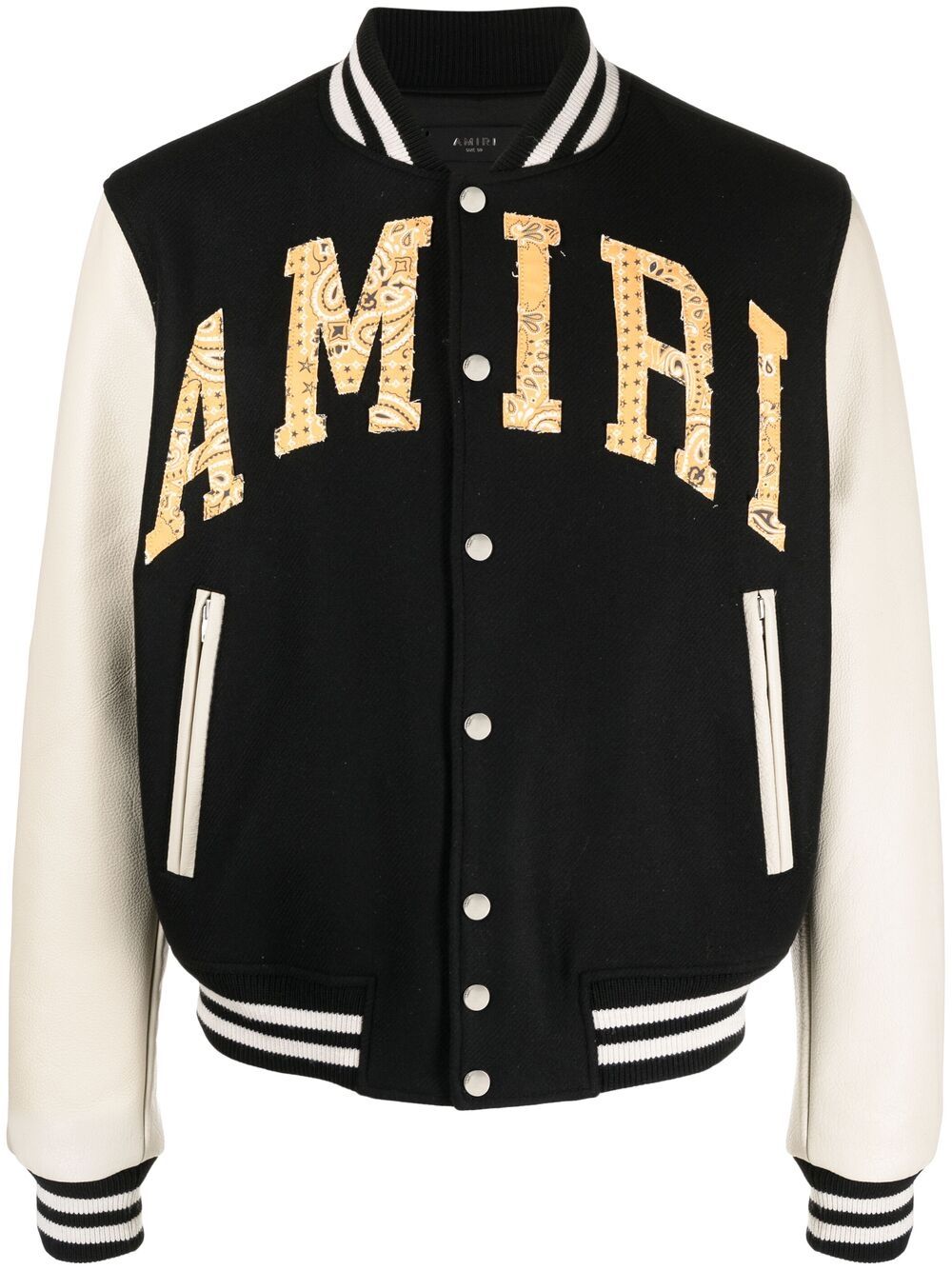 AMIRI Vintage Varsity Jacket Black