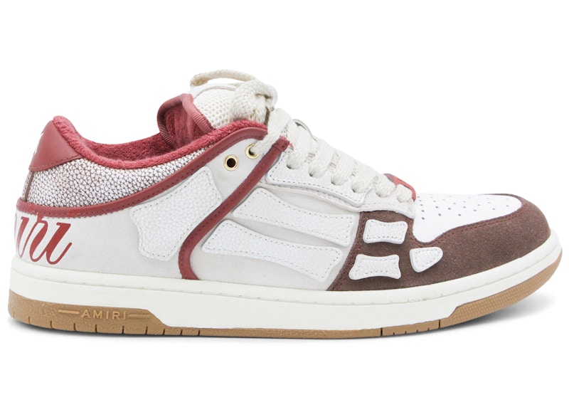Men's AMIRI XL Skel Top Low Sneakers in Tobacco
