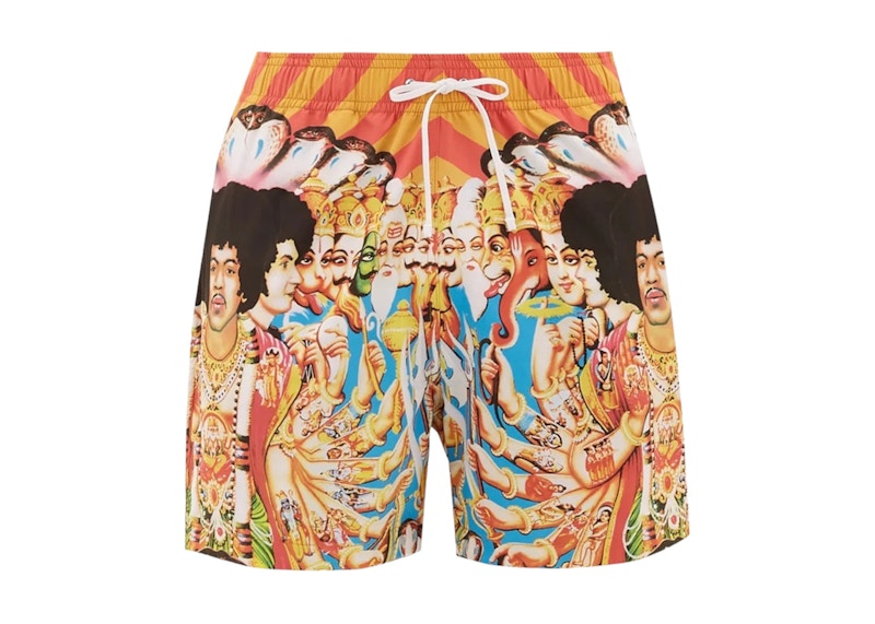 Pre-owned Amiri Men's  X Jimi Hendrix Swim Shorts