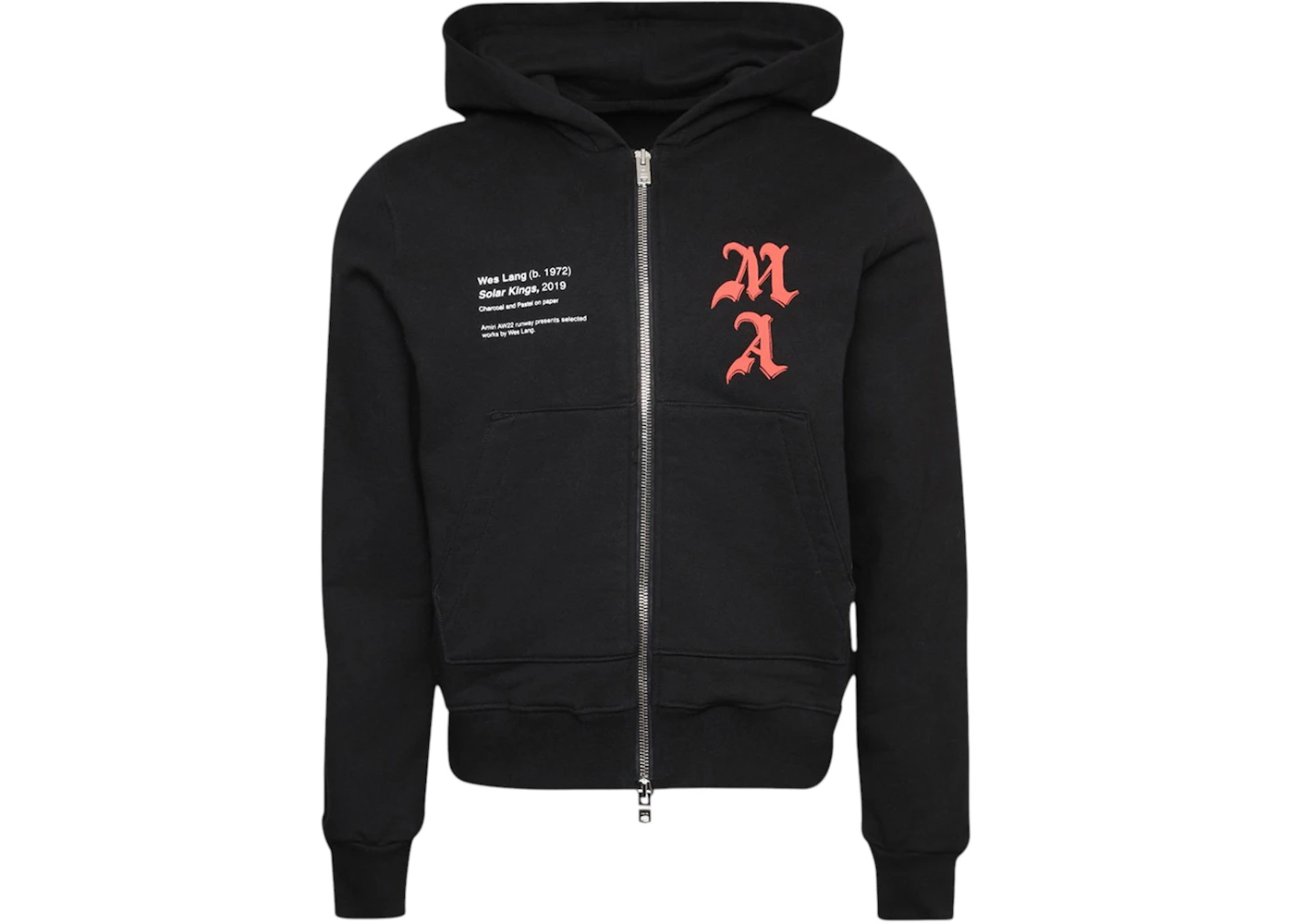 AMIRI x Wes Lang Solar Kings Zip Hoodie Black Men's US