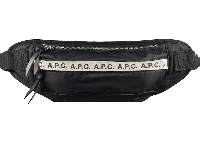 A.P.C. Banane Repeat Waist Bag Noir