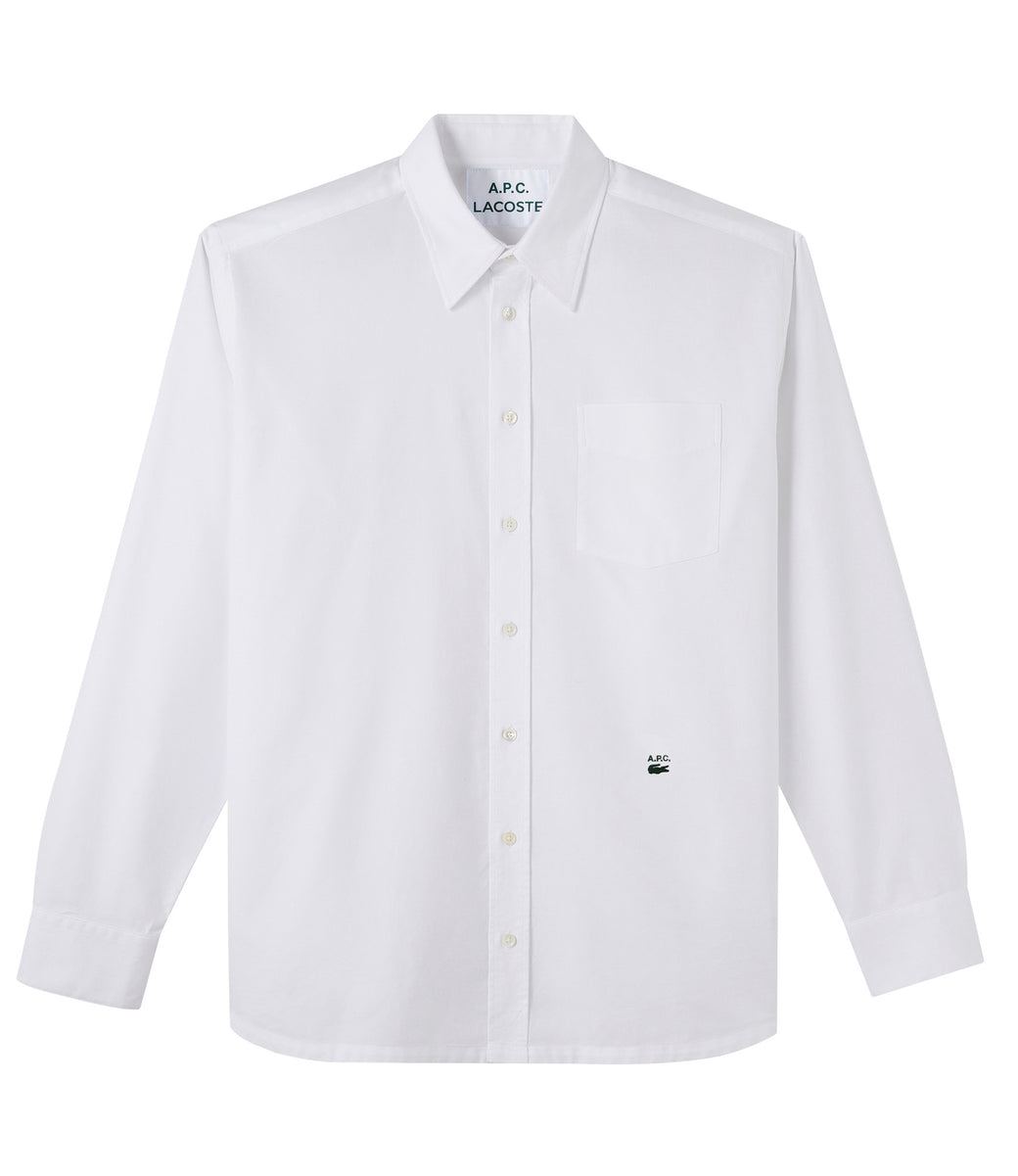 A.P.C. x Lacoste Classic Shirt White Men's - SS22 - US