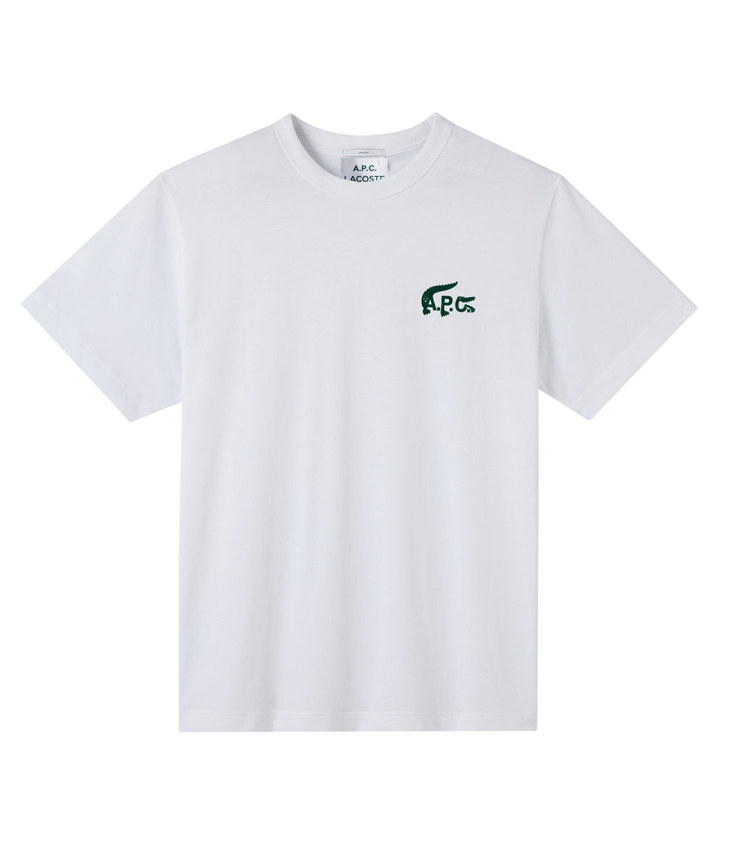 A.P.C. x Lacoste Small Logo T-shirt White - SS22 - US