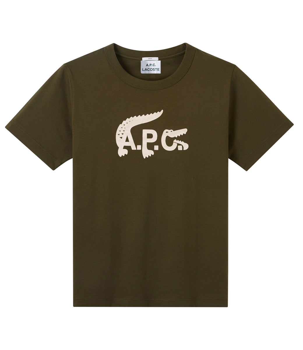 Lacoste khaki 2024 t shirt