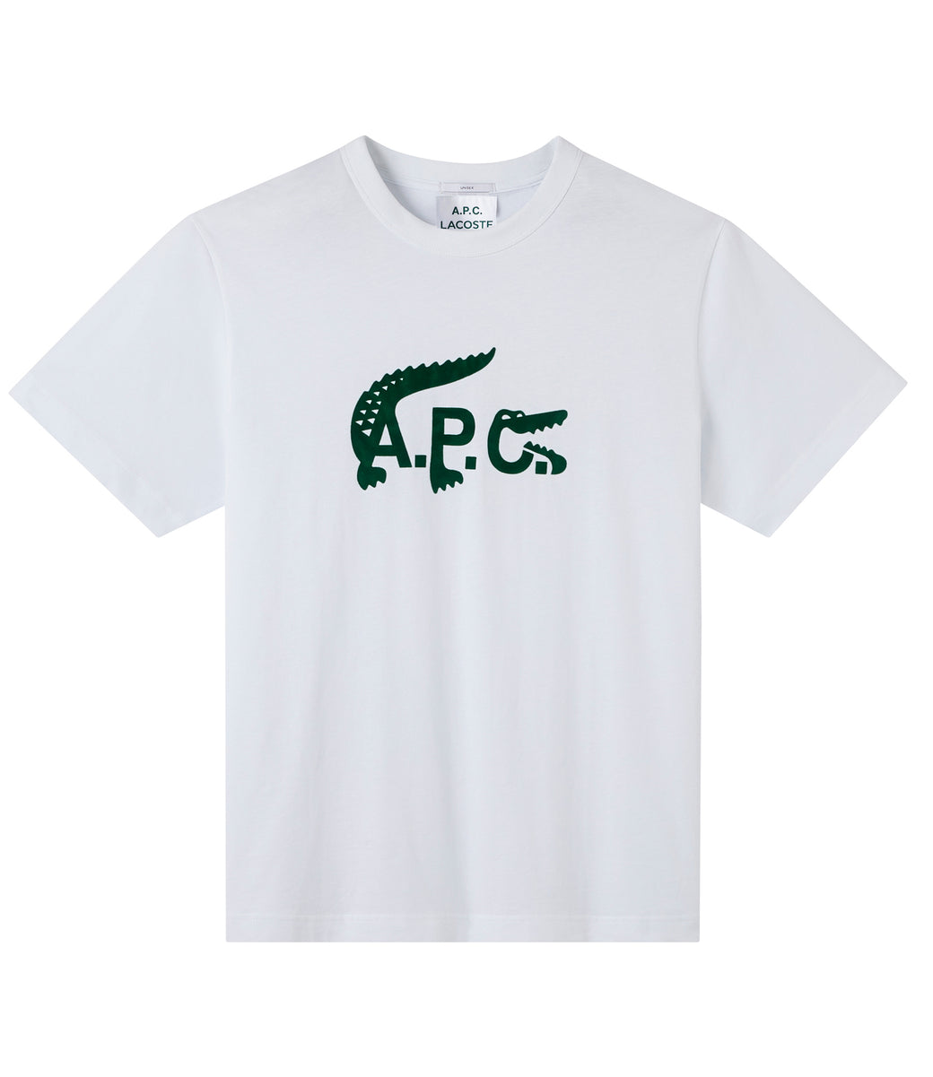 A.P.C. x Lacoste T-shirt White - SS22 - US