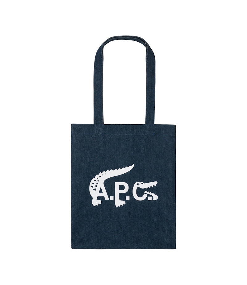 A.P.C. x Lacoste XXL Shopping Bag Indigo - SS22 - US