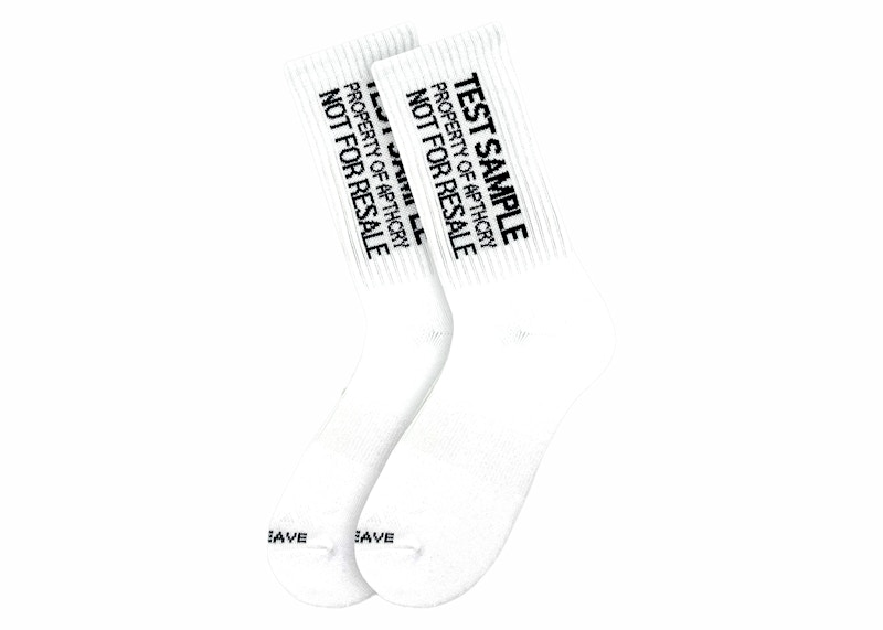 APTHCRY F&F Test Sample Socks White