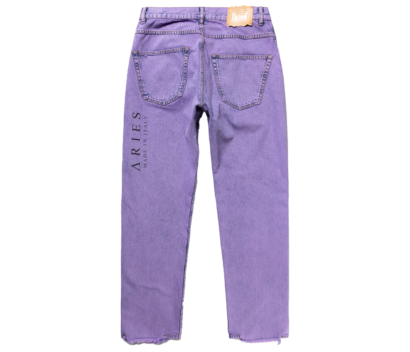 Aries Acid Wash Batten Jeans Lilac - FW22 - US