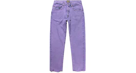 Aries Acid Wash Batten Jeans Lilac
