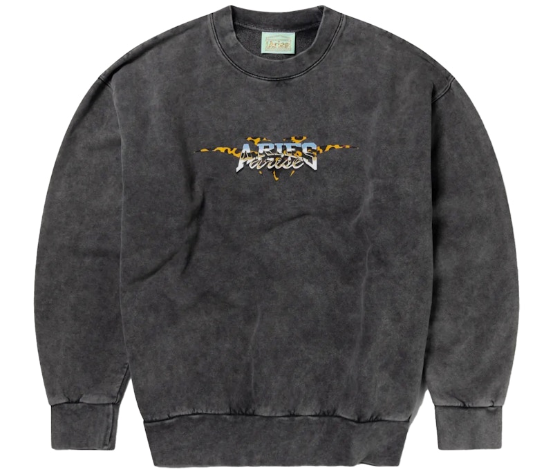 Aries Chrome Desert Sweatshirt Acid Wash