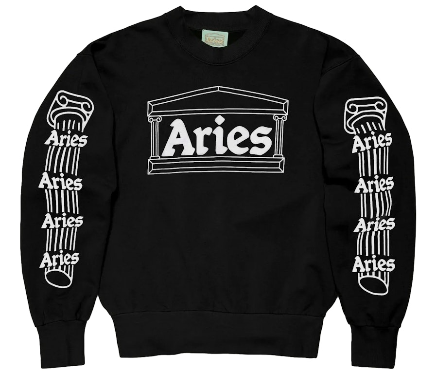 Pre-owned Aries Column Sweatshirt Black