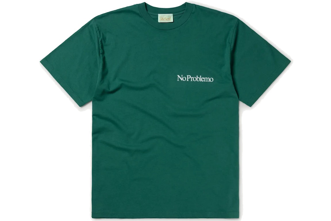 Pre-owned Aries Mini Problemo T-shirt Alpine Green