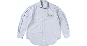 Aries Oxford Stripe Shirt Black White