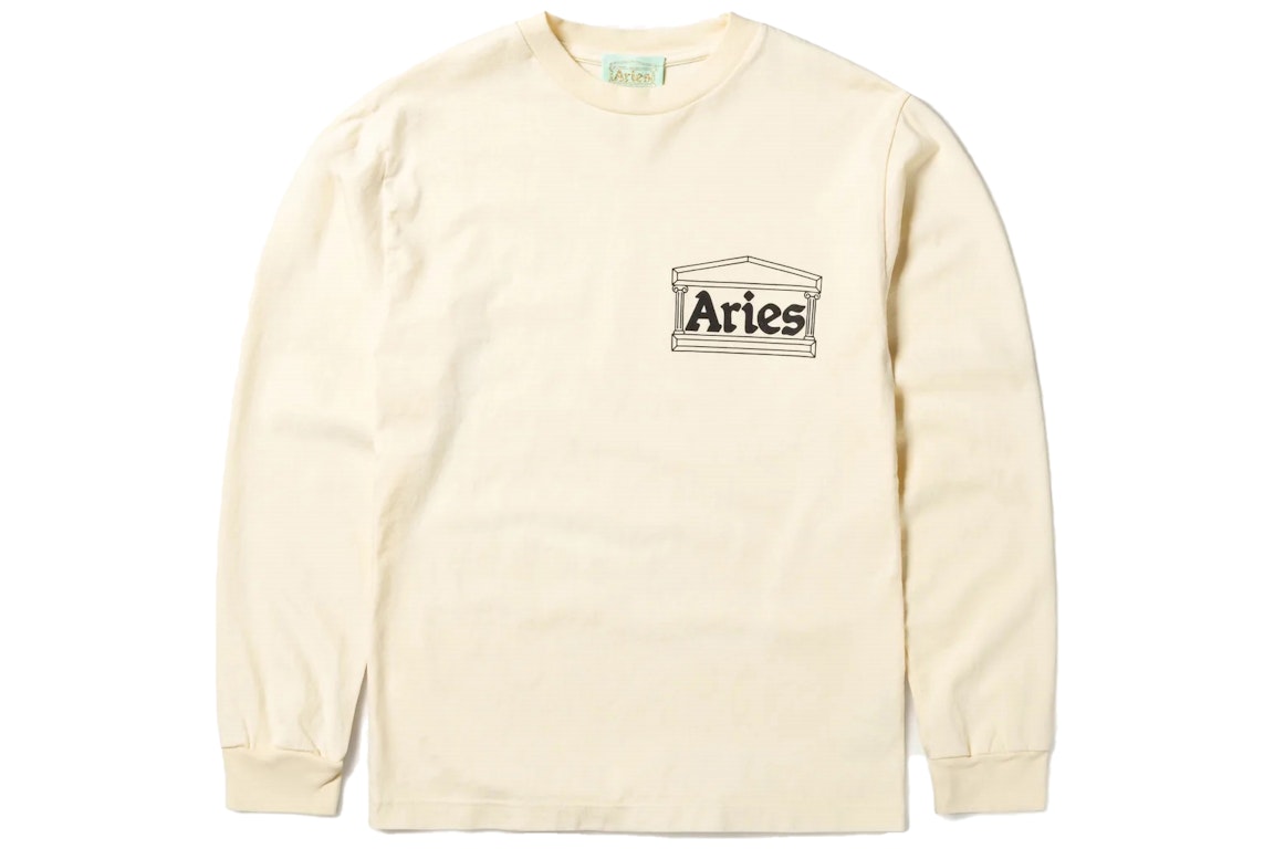 Pre-owned Aries Temple Longsleeved T-shirt Alabaster