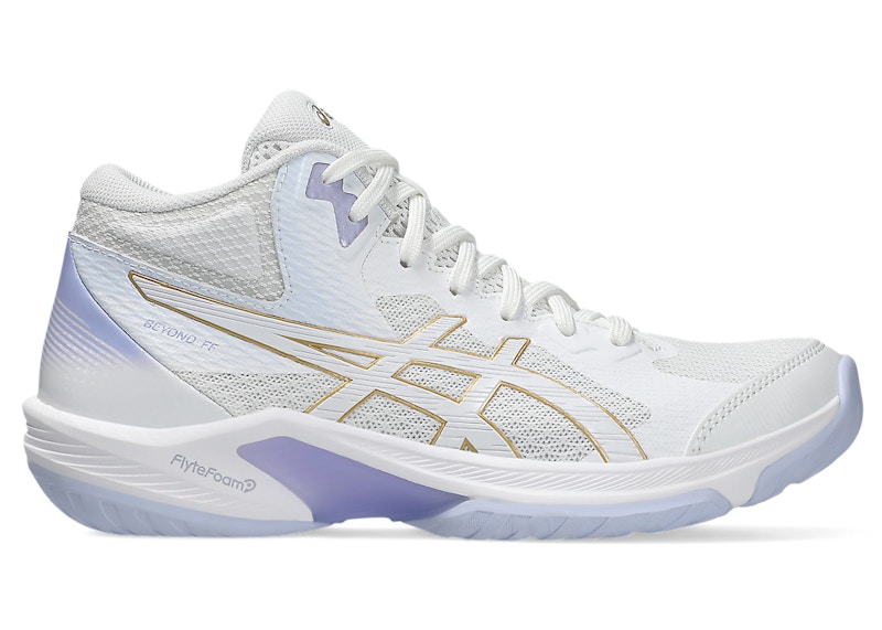 Pre-owned Asics Beyond Ff Mt (women's) Sneakers In White/champagne In Multi