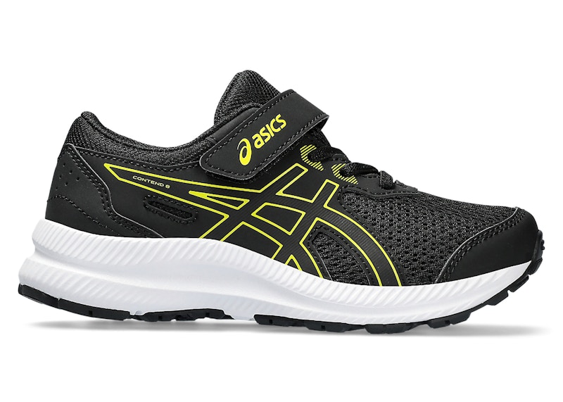 ASICS Contend 8 Black Bright Yellow PS 1014A258 009 DE