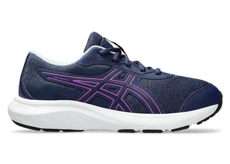 Pre-owned Asics Contend 9 Sneakers In Blue Expanse/bold Magenta In Multi