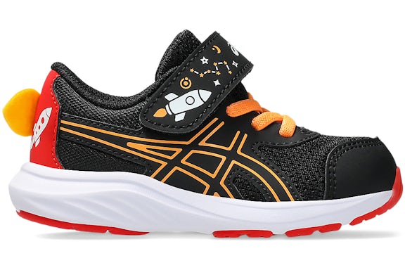 ASICS Contend 9 School Yard Black Orange Pop (TD)