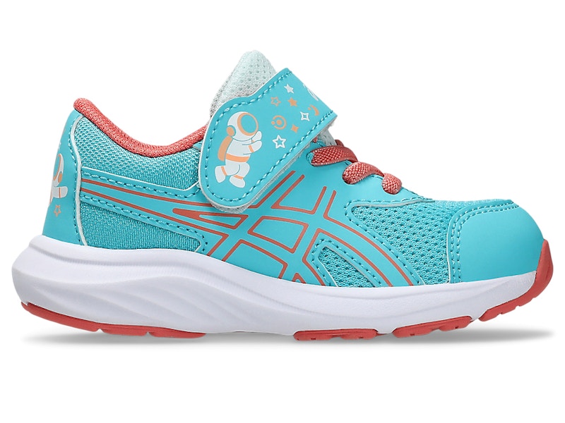 ASICS Contend 9 School Yard Energy Aqua Papaya TD 1014A365 400 DE