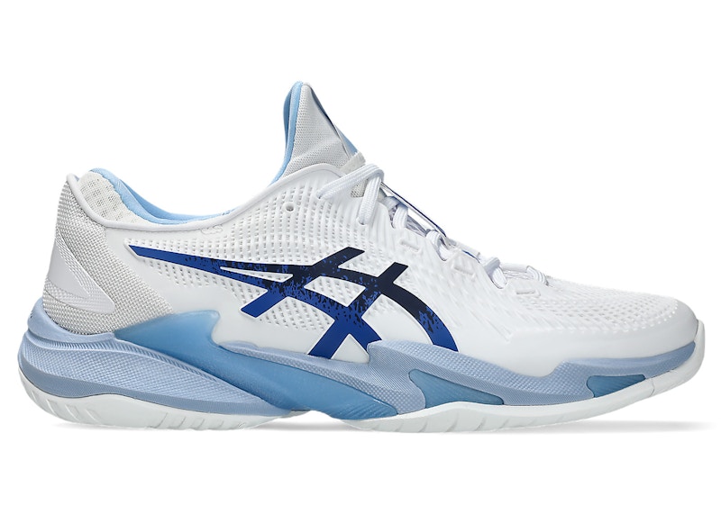 ASICS Court FF 3 Novak White Tuna Blue