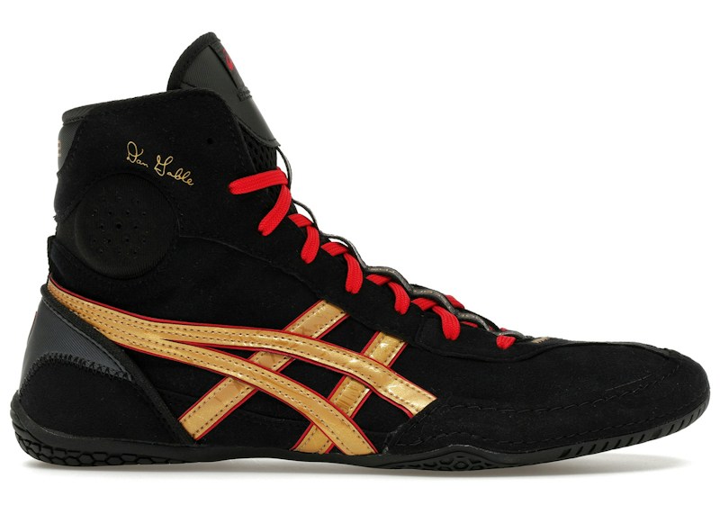 ASICS Dan Gable Evo 3 Black Pure Gold