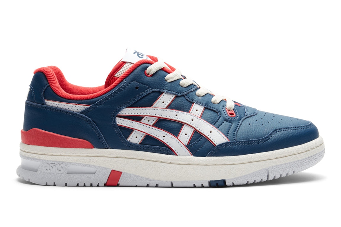Click to view more detailed imagery on our partner's website Pre-owned Asics Ex89 Comme Des Garcons Shirt Navy In Navy/white/red
