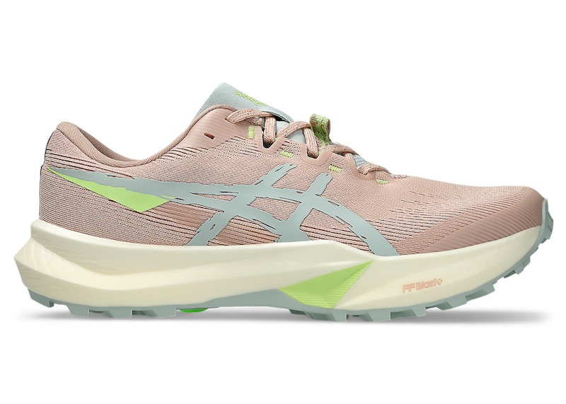 Pre-owned Asics Fuji Lite 6 (women's) Sneakers In Pale Apricot/lichen Rock