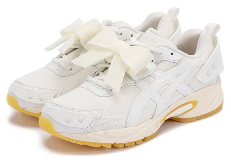 shushutong×asics ホワイト スニーカー-