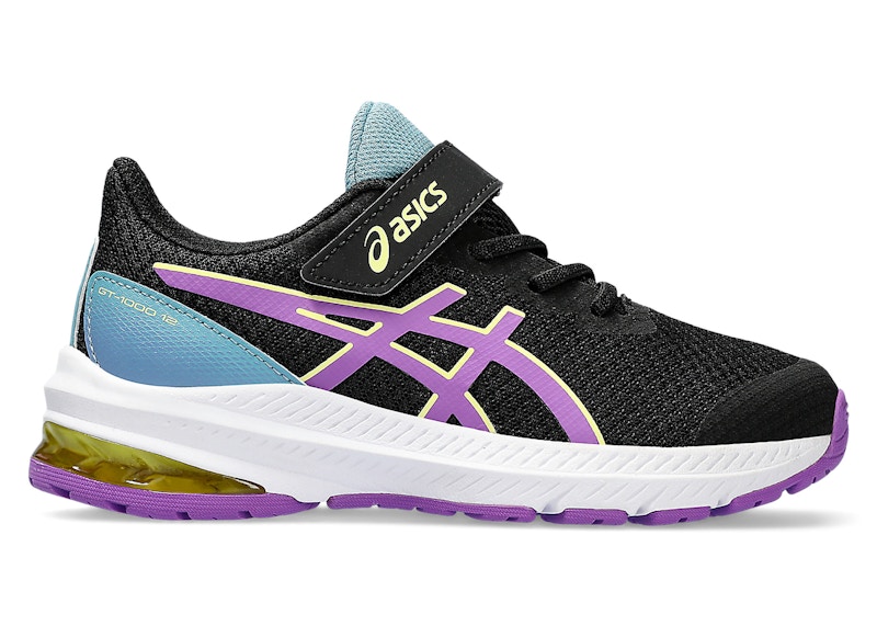 Pre-owned Asics Gt1000 12 Sneakers In Black/cyber Grape