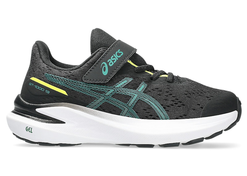 ASICS GT-1000 13 Black Jasper Green (PS) - 1014A344-008 - US