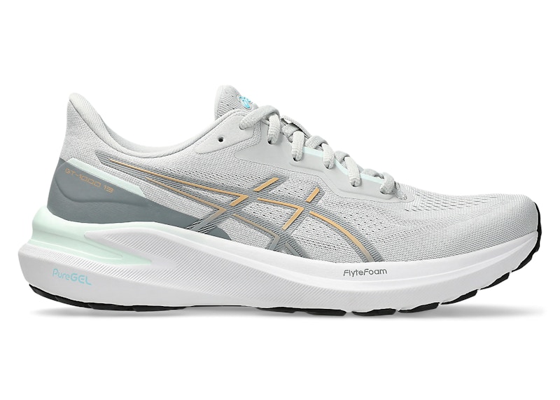 Pre-owned Asics Gt1000 13 (women's) Sneakers In Concrete/champagne